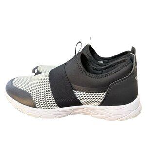 Vionic Slip-On Athletic Sneakers in Black and White